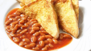 Beans porridge + Toasted Bread
