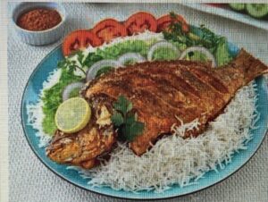 Whole Fish soup + Steamed white rice