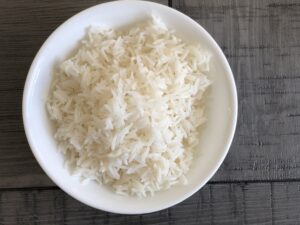 Steamed Long grain White Rice