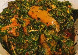 Eforiro(vegetable)with beef