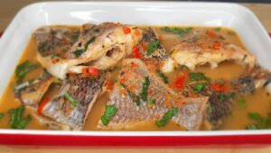 Fish Pepper Soup(Whole Tilapia fish)