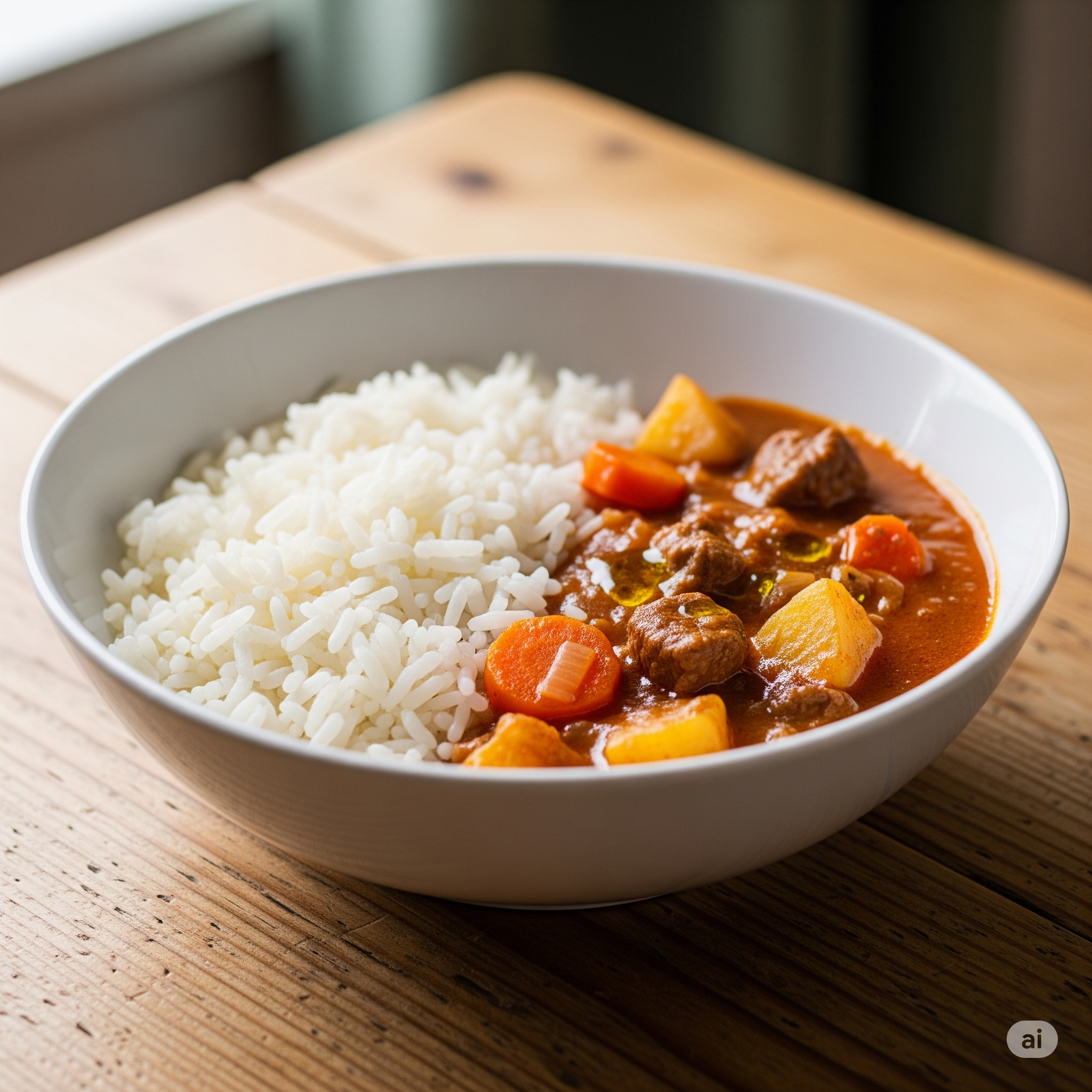 rice and stew