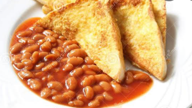 Beans porridge + Toasted Bread