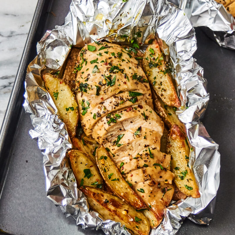 Foil Baked Breast Of Chicken