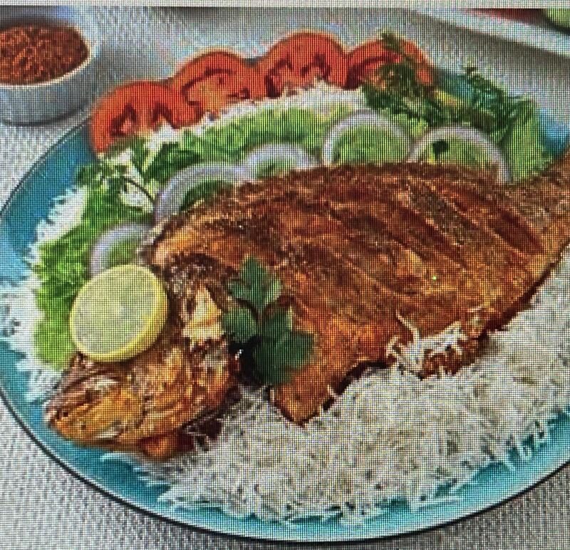 Whole Fish soup + Steamed white rice